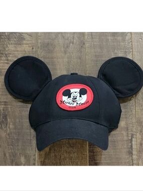 Disney Mickey Mouse Club Official Mouseketeer Snapback Hat with Ears